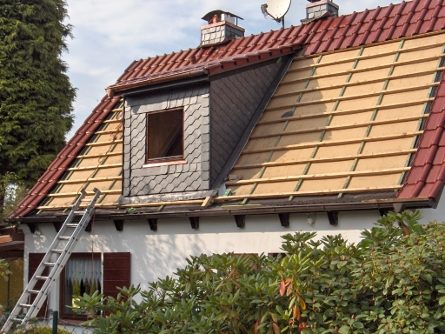 Nachträgliche Dachdämmung und Einbau einer Dachgaube